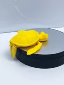 3D Hareketli Kaplumbağa Figürlü Oyuncak - Sarı thumbnail 4