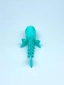 3D Hareketli Balık Figürlü Oyuncak - Turkuaz - 7