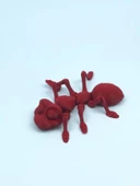 3D Hareketli Karınca Figürlü Oyuncak - Kırmızı thumbnail 4