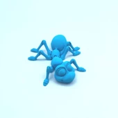 3D Hareketli Karınca Figürlü Oyuncak - Mavi thumbnail 8