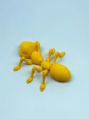 3D Hareketli Karınca Figürlü Oyuncak - Sarı thumbnail 6