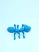 3D Hareketli Karınca Figürlü Oyuncak - Mavi thumbnail 3