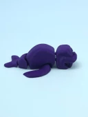 3D Hareketli Deniz Aygırı / Mors Figürlü Oyuncak - Mor thumbnail 8