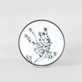 Keramika Keraart Çiçek Bahçesi Pasta Tabağı 20 Cm 6 Adet - 18938-39-40-41-42-43 - 7