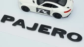 DK Tuning Pajero Siyah ABS 3M Bagaj Yazı Logo Mitsubishi İle Uyumlu - 4
