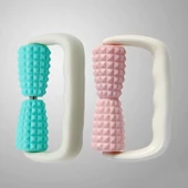 2 Tekerli Tırttıklı Selülit Masaj Silindiri Selülit Roller - 1