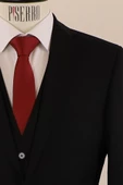 Yelekli Takım Elbise Slim Fit - 6