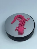 3D Hareketli Bukalemun Figürlü Oyuncak - Pembe thumbnail 1