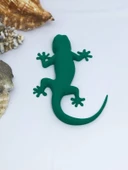 3D Kertenkele Gecko Figürlü Model Oyuncak - Yeşil - 2