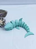 3D Hareketli Köpek Balığı Figürlü Oyuncak - Turkuaz thumbnail 1