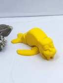 3D Hareketli Deniz Aygırı / Mors Figürlü Oyuncak - Sarı thumbnail 4