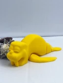 3D Hareketli Deniz Aygırı / Mors Figürlü Oyuncak - Sarı thumbnail 3