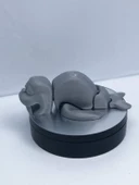 3D Hareketli Deniz Aygırı / Mors Figürlü Oyuncak - Gri thumbnail 3