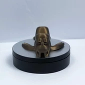 3D Hareketli Deniz Aygırı / Mors Figürlü Oyuncak - Altın Kahve - 2
