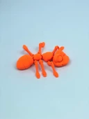 3D Hareketli Karınca Figürlü Oyuncak - Turuncu thumbnail 3