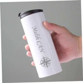 KİŞİYE ÖZEL BASKILI Elde Kolay Tutma  Paslanmaz Sızdırmaz  Çift Katmanlı Metal Termos 500 Ml FLYON - 1