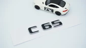 DK Tuning C 65 Bagaj Gri Siyah ABS Yazı Logo Benz İle Uyumlu - 3