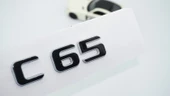 DK Tuning C 65 Bagaj Gri Siyah ABS Yazı Logo Benz İle Uyumlu - 1