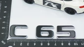 DK Tuning C 65 Bagaj Gri Siyah ABS Yazı Logo Benz İle Uyumlu - 2
