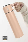 316 Paslanmaz Çelik Termos Bardak 580 Ml Bardaklı 20 Saat Sıcak-soğuk Thermos Mug Kupa Coffee - 3