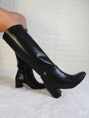KADIN SİYAH CİLT KLASİK ÇİZME thumbnail 1