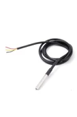 DS18B20 1 Metre Kablolu Su Geçirmez Dijital Sıcaklık Sensörü thumbnail 3