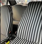 Çizgili Servis Kılıfı Siyah Beyaz- Zebra Desen Servis Kılıfı - 1