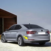 Skoda Superb 3 2015-2019 Arka Tampon Sol Alt Reflektörü 3V5945105 - 2