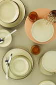 Kütahya Porselen Moderna Yemek Takımı Pearl BejSarı 4 Kişilik 16 Parça - 2