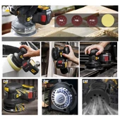 CAT DX42B 18Volt 125mm Profesyonel Devir Ayarlı Eksantrik Zımpara (Akü Dahil Değildir) - 12