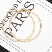 Büyük Boy Çember Küpe thumbnail 1