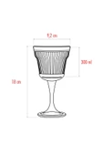 Akrilik Beyaz Tekli Kadeh & Su Meşrubat Kahve Yanı Bardağı 300 ml ( Cam Değildir ) - 4