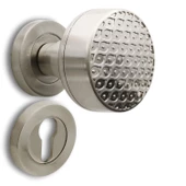 Linda Kapı Tokmağı Topuzu Kolu Metal Tokmak Saten Kapı Kolu Yale Sağa Sola Uygun 1 Takım - 1