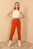 SASHA MODA PANTOLON TABA XL - Kapitone Kumaş  Kadın Alt Pantolon - 1