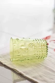 Akrilik Yeşil Tekli Kısa Bardak & Su Meşrubat Kahve Yanı Bardağı 400 ml ( Cam Değildir ) - 2