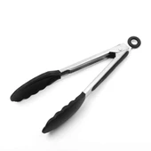 Kilitlenebilir Metal Saplı Silikon Maşa - 1