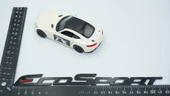 DK Tuning Ecosport Bagaj Siyah ABS Yazı Logo Ford İle Uyumlu - 3