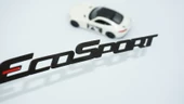 DK Tuning Ecosport Bagaj Siyah ABS Yazı Logo Ford İle Uyumlu - 1