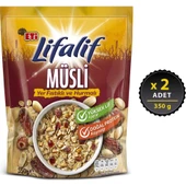 Eti Lifalif Yer Fıstıklı ve Hurmalı Müsli 350 g x 2 Adet - 1