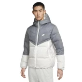 Nike M Nsw Sf Windrunner Erkek Gri Günlük Stil Mont - 1