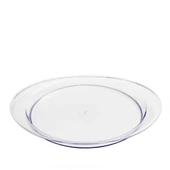 Şeffaf Yuvarlak Servis Tepsisi 33 cm - 1