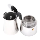 Any Morning Fe001-6 Espresso Kahve Makinesi Paslanmaz Çelik İndüksiyonlu Moka Pot 300 Ml - 6
