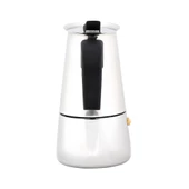 Any Morning Fe001-6 Espresso Kahve Makinesi Paslanmaz Çelik İndüksiyonlu Moka Pot 300 Ml - 4
