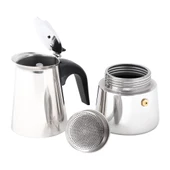 Any Morning Fe001-6 Espresso Kahve Makinesi Paslanmaz Çelik İndüksiyonlu Moka Pot 300 Ml - 5