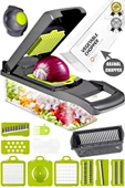 Vegetable Chopper Küp Rende Hazneli Sebze Doğrayıcı Dicer Dilimleyici Kesici Fonksiyonel Mutfak Set - 1