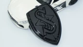 DK Tuning Nissan Silvia S14 Ön Kaput 3M 3D Siyah ABS Logo Amblem - 4