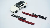 DK Tuning Benz Turbo Electrified Çamurluk Yanı Kırmızı Logo Amblem - 3