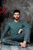 Nisanca Mevsimlik 2 İplik Erkek Pamuk Pijama Takımı - 5