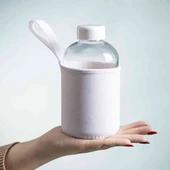 Boomug Neopren Kılıflı Cam Matara 600 ml Yeşil - 3