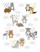 Brillant İpek Latex Kaymaz Taban Çocuk Halısı-LOVE HJ11716.801-(130x190) - 1